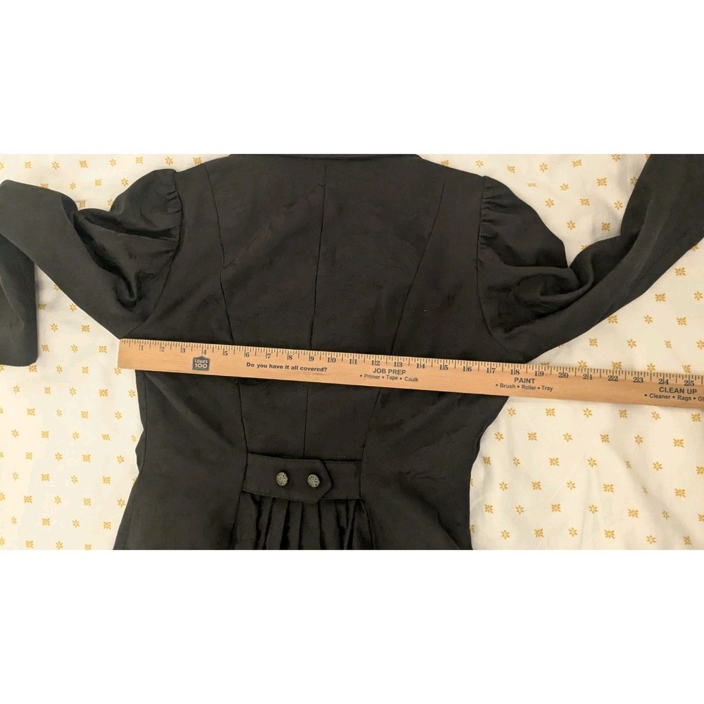 Wah Maker Jacquard Peplum Victorian Western Blazer Jacket Riding Skirt Size 6 - Picture 9 of 16